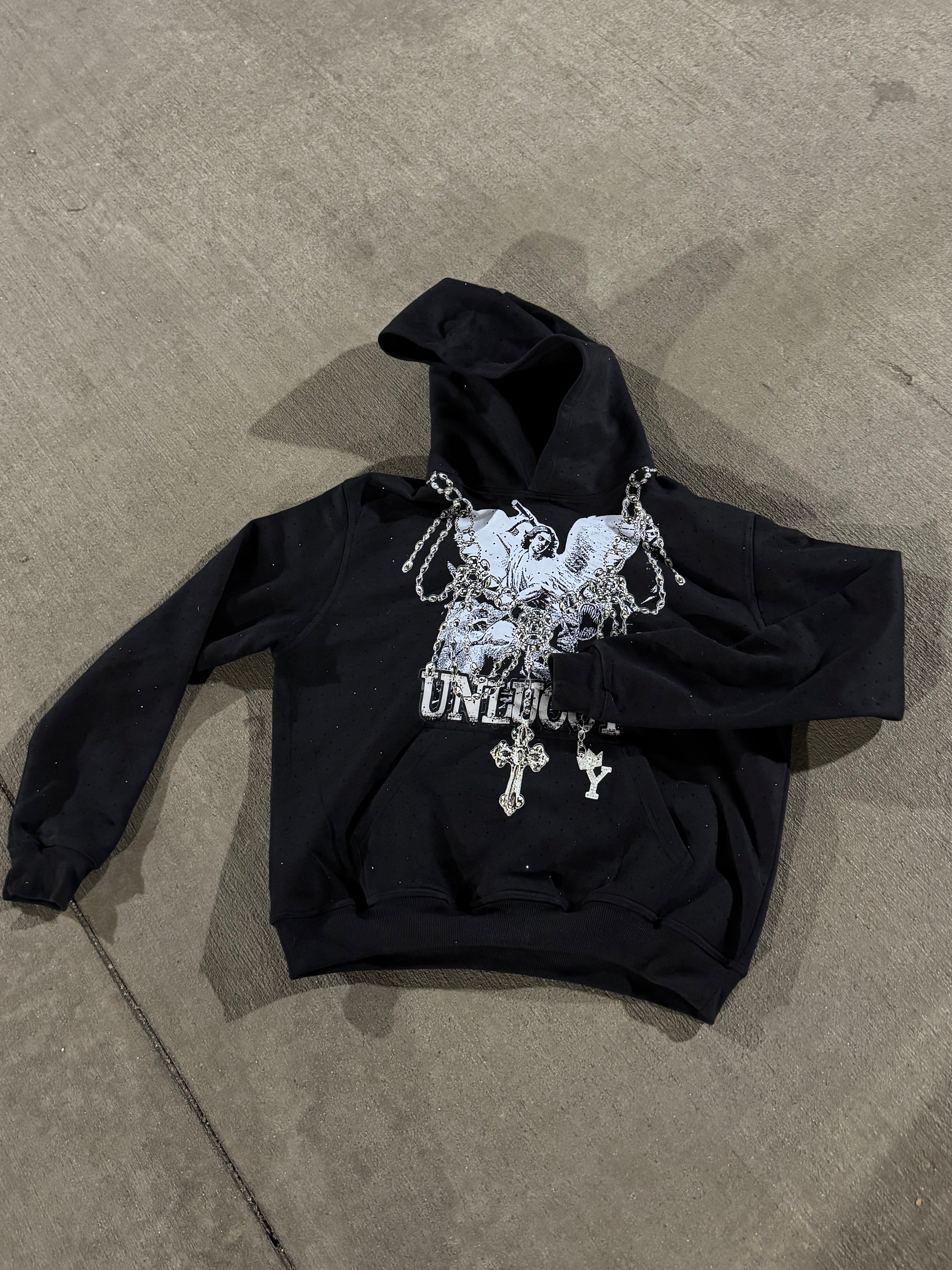 RHINESTONE HOODIE